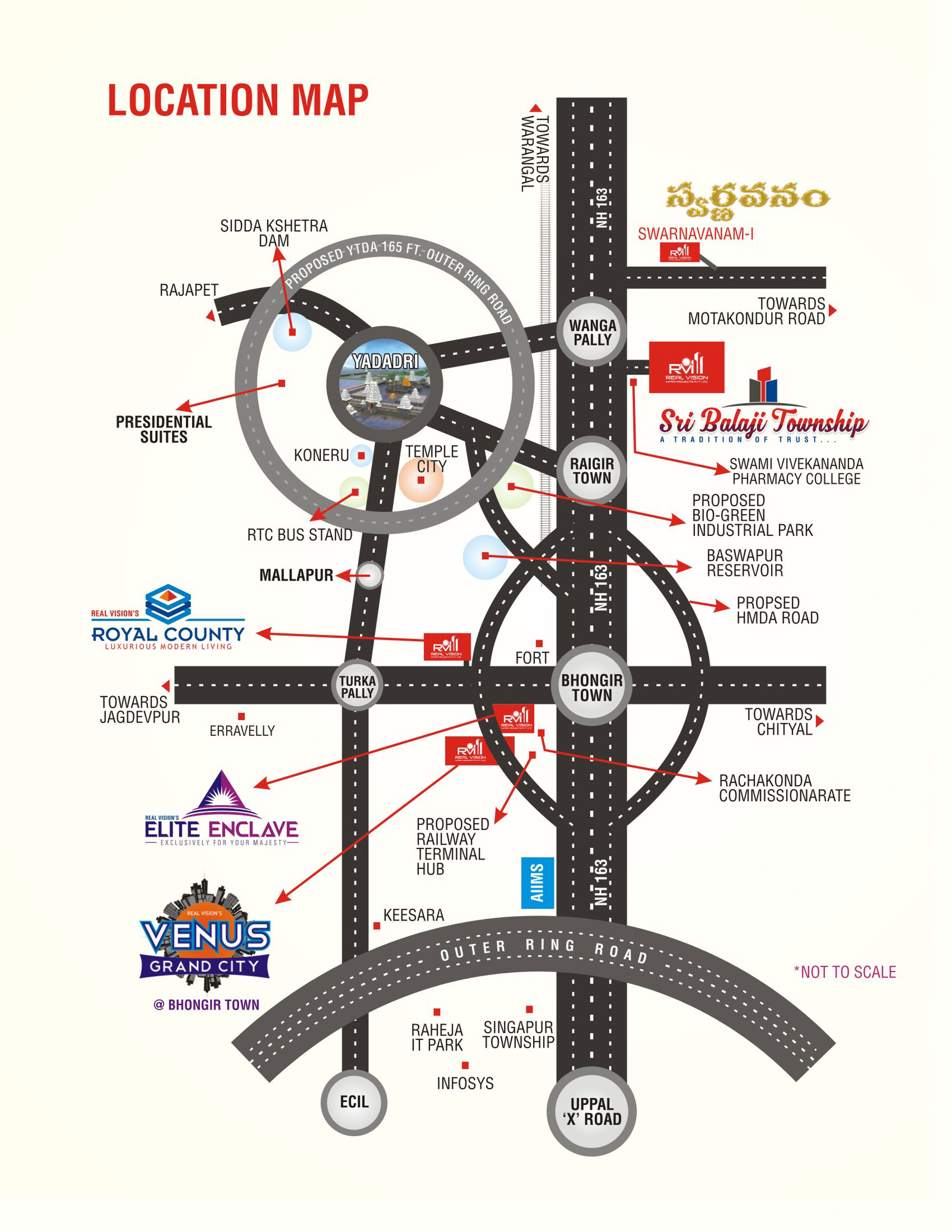 Venus Grand city location map